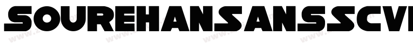 soureHanSansSCVF lig字体转换